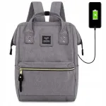 Naiste seljakott Himawari 9001, hall, USB-ga, sobib 15,6" s&uuml;learvutile