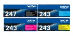 Brother TN-247 + TN-243 toonerkassettide komplekt, CMYK, 4 tk, sobib L3730cdn, L3270cdw