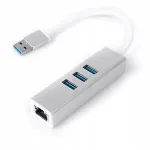 Adapter USB-st 3&times; USB 3.0 ja RJ45 SPU-M07