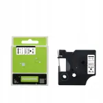 Dymo D1 40913 kleeplint, 9 mm x 7 m, valge musta kirjaga, S0720680