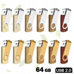 USB-m&auml;lupulk 64GB, USB 2.0, puidust