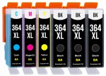 HP 364 XL tindikassett, 6 tk, PhotoSmart B8550, C5324, C5370 printeritele