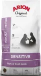 Kuivtoit tundlikele keskmistele koertele ARION Original Sensitive lambalihaga, 12 kg