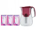 Veefilter kann Aquaphor Orleans 4,2 l, kirsi v&auml;rvi, 3 A5 Mg filtriga