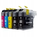 Brother DCP-J132W/J152W/J245/MFC-J470DW/J6920DW tindikassetid, XL, 5 tk, mudel 123
