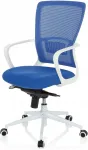 HJH OFFICE 760018 ventileeritav sinise-valge kontoritool