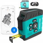 Lasermaa m&otilde;&otilde;tur TEL 40m BT LCD, 5 m&otilde;&otilde;tefunktsiooni, USB-C