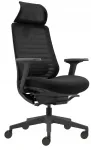 Ergonoomiline kontoritool KIVI, must, s&uuml;nkroonmehhanismiga, p&ouml;&ouml;ratav