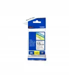 Kleepuv lint Brother TZe-241, 18 mm x 8 m, must valgel, lamineeritud, P-Touch