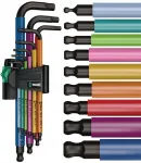 V&otilde;tmekomplekt WERA Hex-Plus Multicolour 950/9, 9 osa, 05022089001