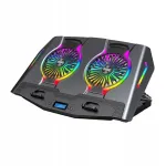 S&uuml;learvuti jahuti RGB-valgustusega, vaiksed n&auml;htamatud ventilaatorid, telefonile, hall