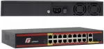 GETFORT v&otilde;rgu l&uuml;liti, 16x FE, 2x GE, 1x SFP, PoE, 200W
