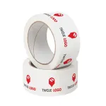 Akr&uuml;&uuml;lkleebistega kleepuv teip, vaikselt keriv, 48 mm, logoga, 3 v&auml;rvi, 360 tk