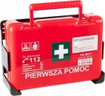 Esmaabikomplekt varustusega AZ2_C DIN13157, punane, plastik