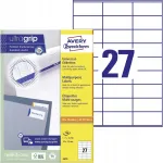 AVERY A4 kleepsud, 70 x 32 mm, 100 tk