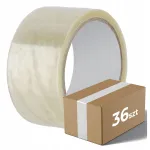 L&auml;bipaistev kleepuv pakketeip, 48 mm x 50 jardi, 36 tk