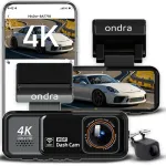 4K Ultra HD videosalvesti GPS, WiFi ja tagakaameraga