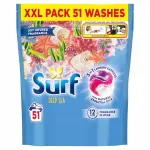 Pesukapslid SURF 3in1 Deep Sea eeterlike &otilde;lidega, 51 tk