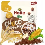 &Ouml;koloogilised &scaron;okolaadiga teraviljapallid lastele HOLLE CHOCO CHIPMUNK, 1+