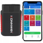 OBD2 diagnostikaliides KONNWEI KDIAG iOS Android k&otilde;igile s&uuml;steemidele