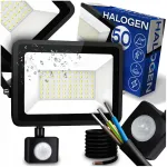 50W LED halogeen t&ouml;&ouml;lamp liikumisanduriga v&auml;litingimusteks