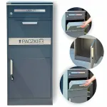 Saadetiste kast, madal paigaldus postile