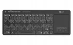 Juhtmevaba klaviatuur C-TECH WLTK-03 puutetundliku padjaga