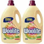 Vedelseep v&auml;rvilistele r&otilde;ivastele Woolite Colour, puuviljal&otilde;hnaline, 2 x 4,5 l, 150 pesukorda