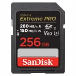 Sandisk SDXC 256 GB EXTREME PRO 280MB/s C10 UHS-II V60 m&auml;lukaart