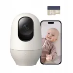 Beebimonitori video kaamera NOOIE, 360&deg;, WiFi, 1080P, &ouml;&ouml;n&auml;gemine, heli funktsioon