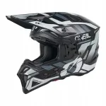 Motorratturi kiiver O'Neal EX-SRS DUST, must/hall, S (55/56 cm)