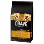 Kuivtoit kassidele CRAVE kalkuni- ja kanalihaga, 7 kg