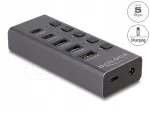 Delock 64248 USB jagaja, 5 Gbps, 2x USB-A, 2x USB-C, kiire laadimine