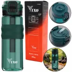 VIXO 750 ml Tritan BPA-vaba joogipudel 2in1 otsiku, &otilde;llepaela, filtriga ja rihmaga