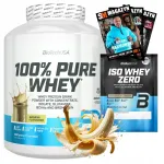 BIOTECH 100% Pure Whey 2000 g + BIOTECH Iso Whey Zero proteiin