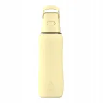 Dafi GLASS SiliconeFit klaasist veepudel filtriga 0,6 l kollane