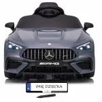 Laste elektriauto Mercedes CLE53 4x4, kunstnahk, EVA rattad, LED-tuled