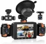 Autokaamera 4 kanaliga 360&deg; vaatega 4x FHD 1080P eesmine, tagumine ja k&uuml;lgkaamerad
