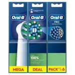 ORAL-B EB50RX Cross Action PRO White hambaharjapead, 6 tk