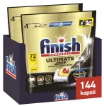 N&otilde;udepesukapslid FINISH Ultimate Plus All in 1, sidrunil&otilde;hnaga, 144 tk
