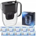 Vee filtreerimise kann Aquaphor Fresh 3,2 l, must, 10 Maxfor+ kassettidega