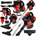 K&auml;eshoitav, vertikaalne tolmuimeja, kotita, 600 W, 5-&uuml;hes, kompaktne ja kerge