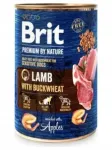 Brit Premium By Nature koerakonservid lambalihaga ja tatraga, 400 g