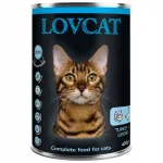 M&auml;rg kassitoit LOVCAT PURE TURKEY kalkuni ja hane lihaga, 400 g