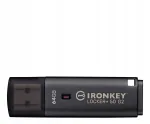 Kingston 64GB IronKey Locker+ 50G2 USB m&auml;lupulk