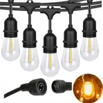 20 m v&auml;lisvalgustuse girliand 20x LED E27, veekindel