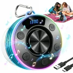 Juhtmevaba IPX7 veekindel Bluetooth-k&otilde;lar, must, 800 mAh