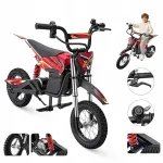 Laste elektriline motos&uuml;kkel iscooter A12, 350W, 36V, 4.5Ah, 25 km/h, 20 km, 12"