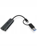 Adapter IcyBox USB3.2 Gen1 Type-A/Type-C kuni 2,5 Gb Ethernet LAN
