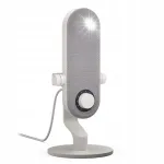 Juhtmega mikrofon KRUX Pin, valge, USB-C